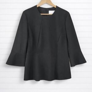 Boss Hugo Boss Black 3/4 Bell Sleeve Peplum Blouse 12